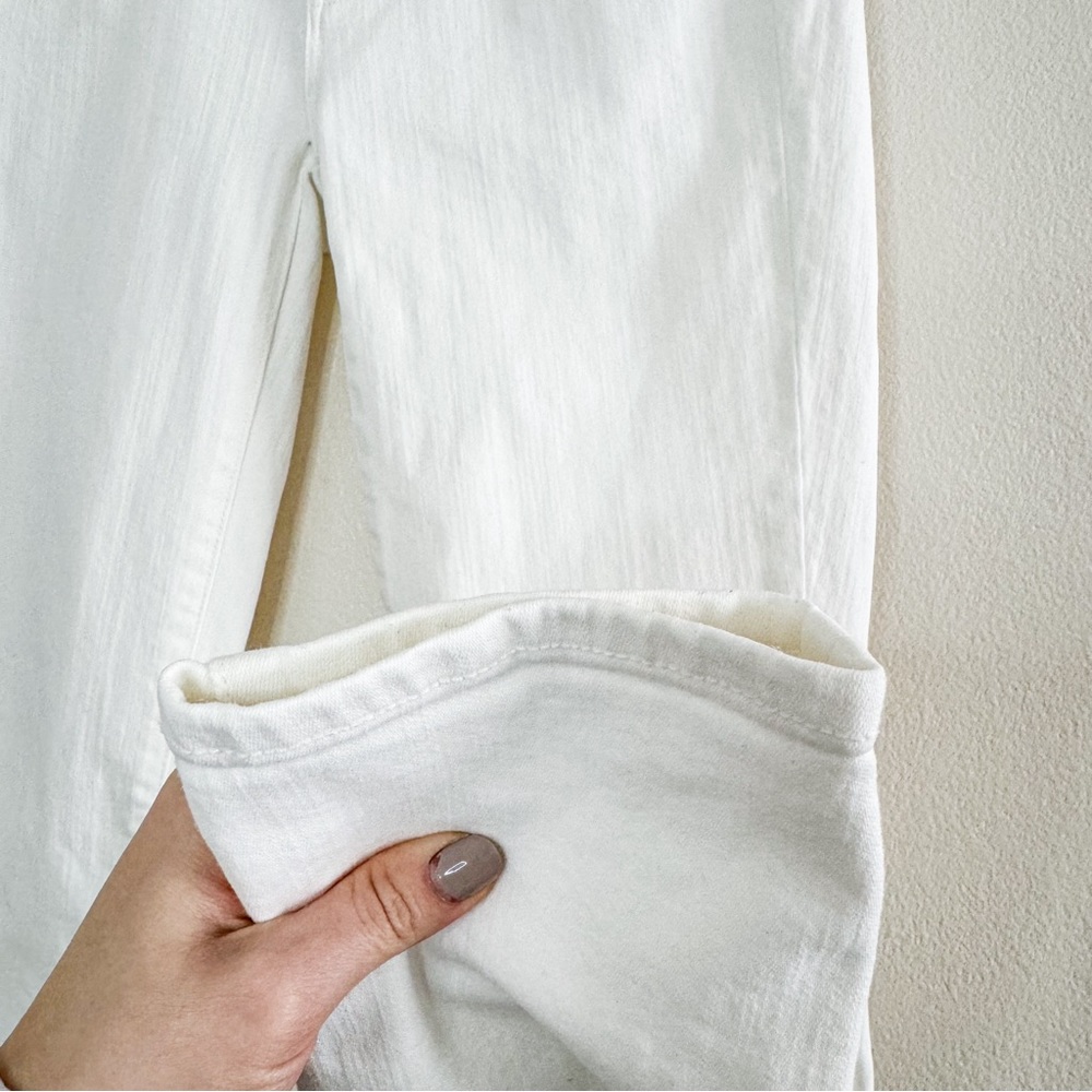 J.Crew 10" Rise White Stretch Jeans - Picture 3 of 5